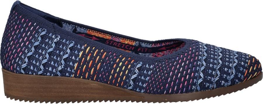 Skechers Cleo Sawdust dames ballerina Blauw multi