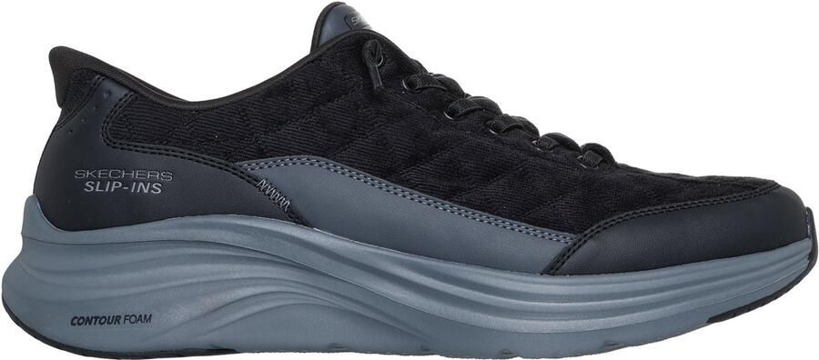 Skechers CONTOUR FOAM-CORDELUX Heren Instappers Zwart Charcoal