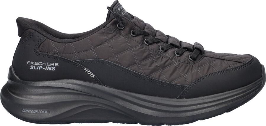Skechers CONTOUR FOAM COZY FIT Heren Instappers Zwart