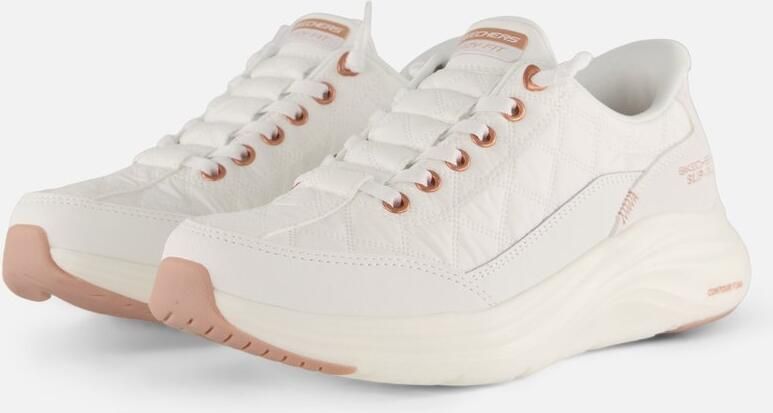 SKECHERS Sneakers laag 'Slip-Ins: Contour Foam Cozy Fit' wit