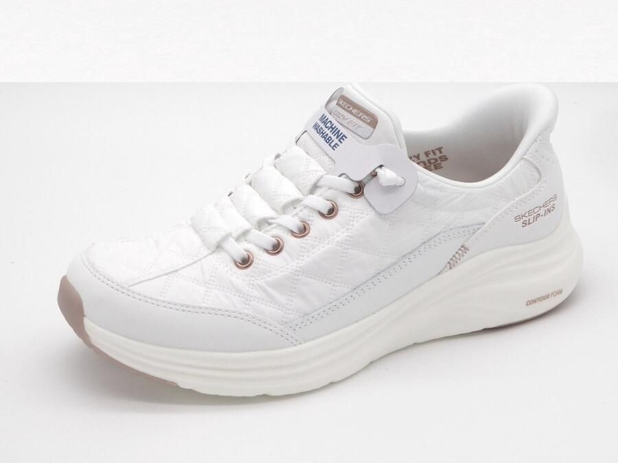 SKECHERS Sneakers laag 'Slip-Ins: Contour Foam Cozy Fit' wit - Foto 6