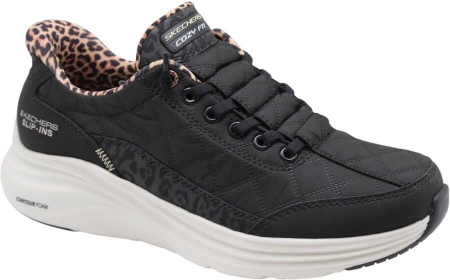 Skechers Hands Free Slip-ins Contour Foam Cozy Fit Leopard Dream lage sneakers - Foto 2