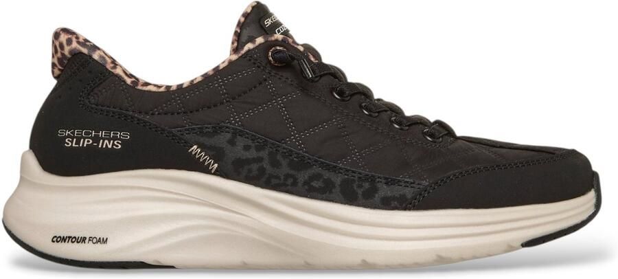 Skechers Hands Free Slip-ins Contour Foam Cozy Fit Leopard Dream lage sneakers