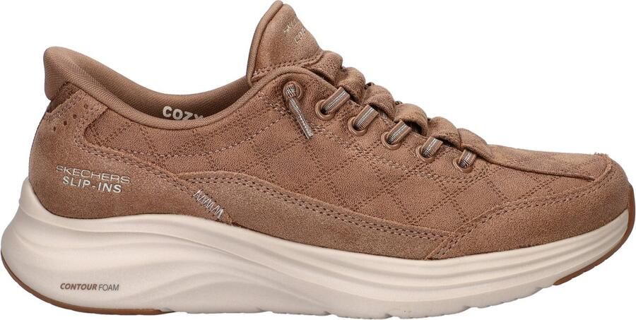 Skechers CONTOUR FOAM-Naturel EASE Dames Instappers Naturel Chestnut