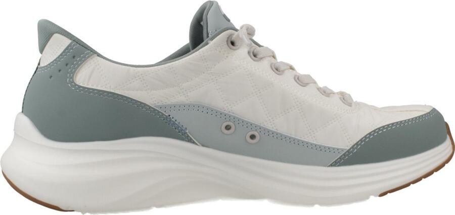 Skechers Slip-ins: Counter Foam dames sneakers groen wit Extra comfort Memory Foam