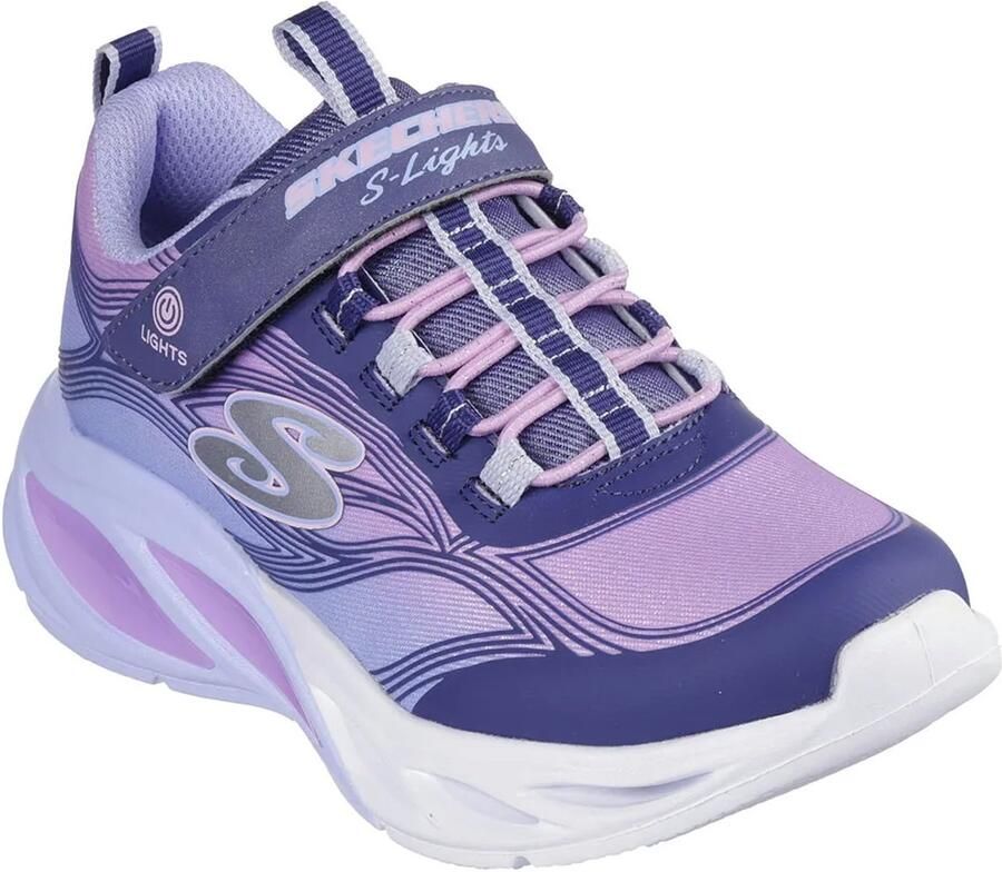 Skechers S-Lights: Cosmic Glow meisjes sneakers met lichtjes Paars - Foto 3