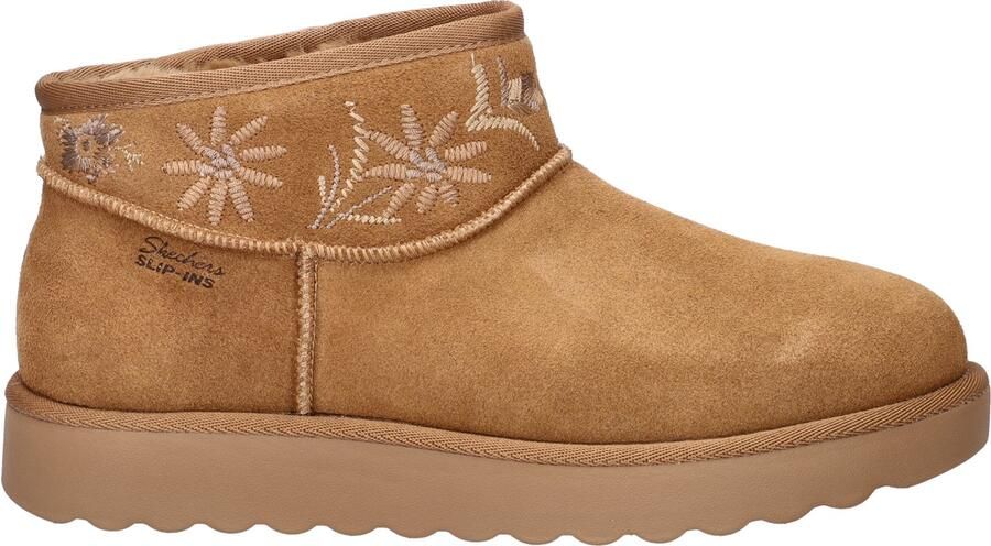 Skechers COZY CHATEAU COZY MINI BLOS Dames Instappers Chestnut