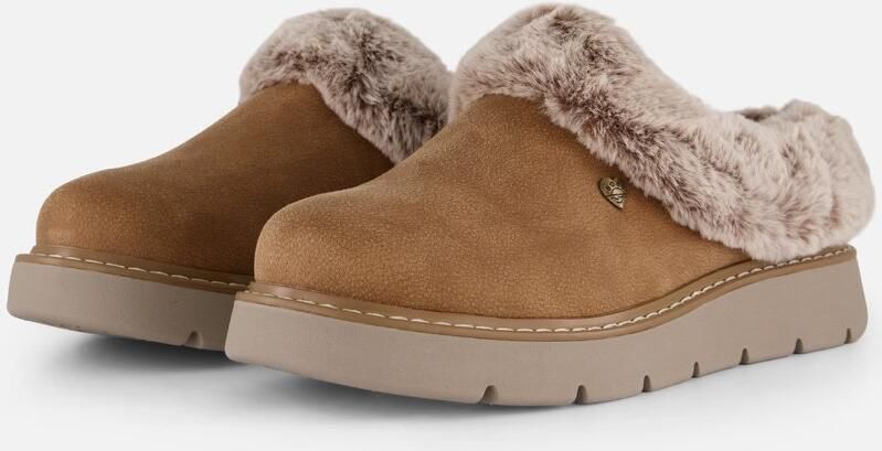 Skechers Slip-ins Cozy Escape Pantoffel cognac