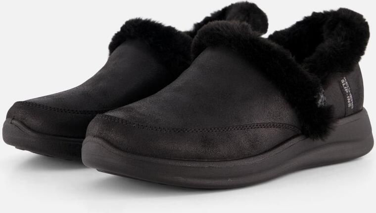 Skechers Hands Free Slip-Ins Cozy Escape dames pantoffel Zwart