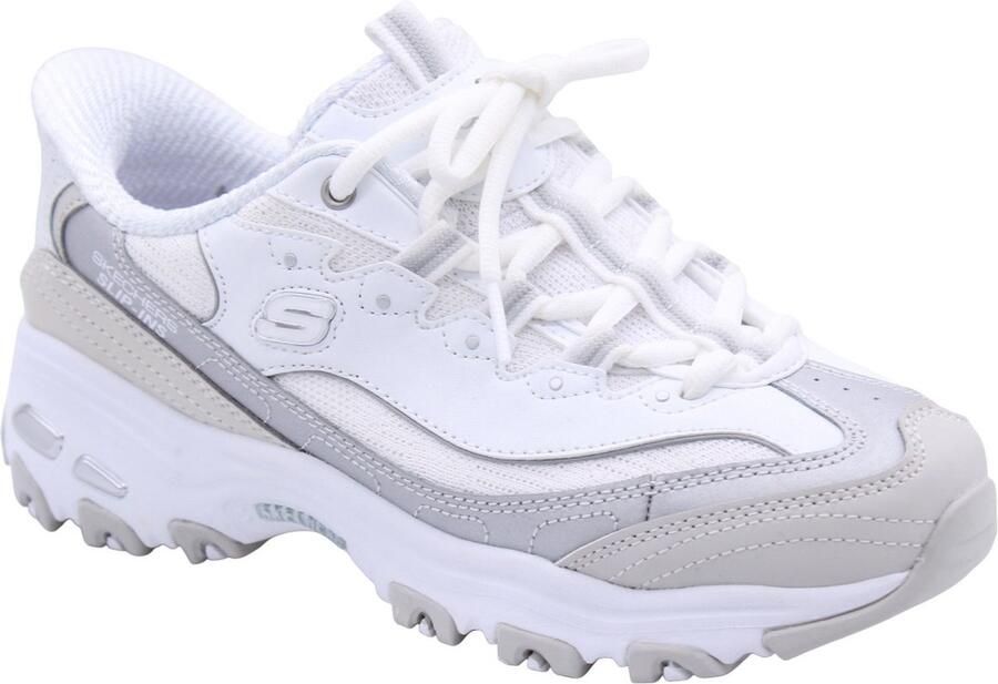 Skechers D LITES-SMOOTH NOSTALGIA Dames Instappers Wit