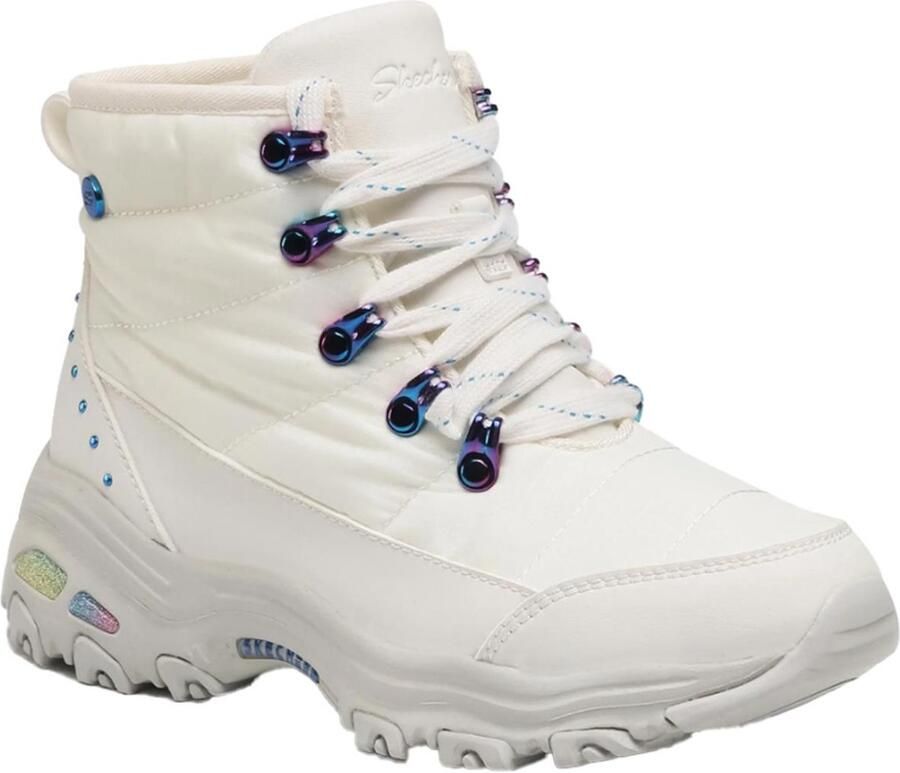 Skechers D LITES WEEKENDER PUFFER 167088-WMLT Dames Wandelschoenen Wit