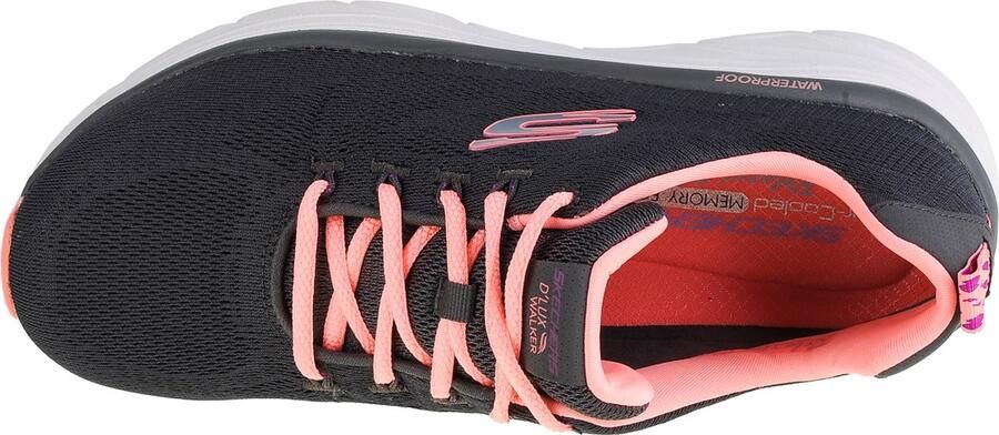 Skechers D' Lux Walker Get Oasis 149810-CCCL Vrouwen Grijs Sneakers - Foto 4