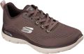 Skechers Dames Arch Fit Summits Daily Flow Sneakers Chocolate - Bruin