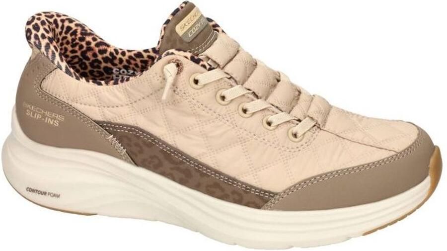 Skechers -Dames beige sneakers