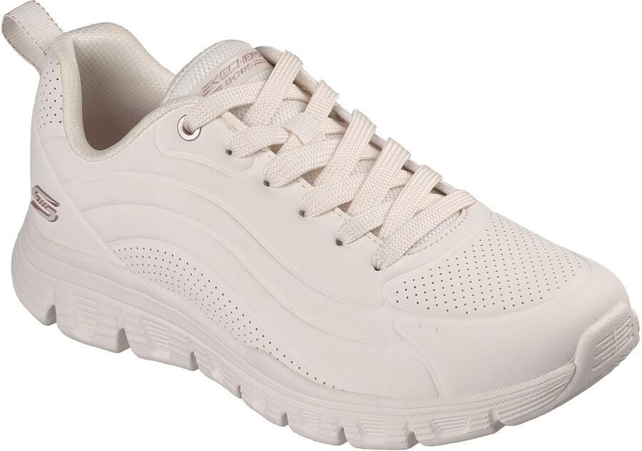 Skechers Dames BOBS Sport B Lite Your Story Sneakers Veterschoenen Off White