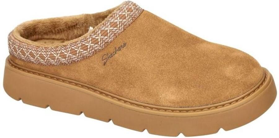 Skechers -Dames bruin licht pantoffels