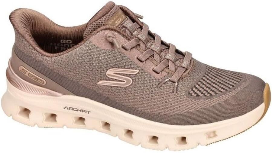 Skechers -Dames bruin sneakers