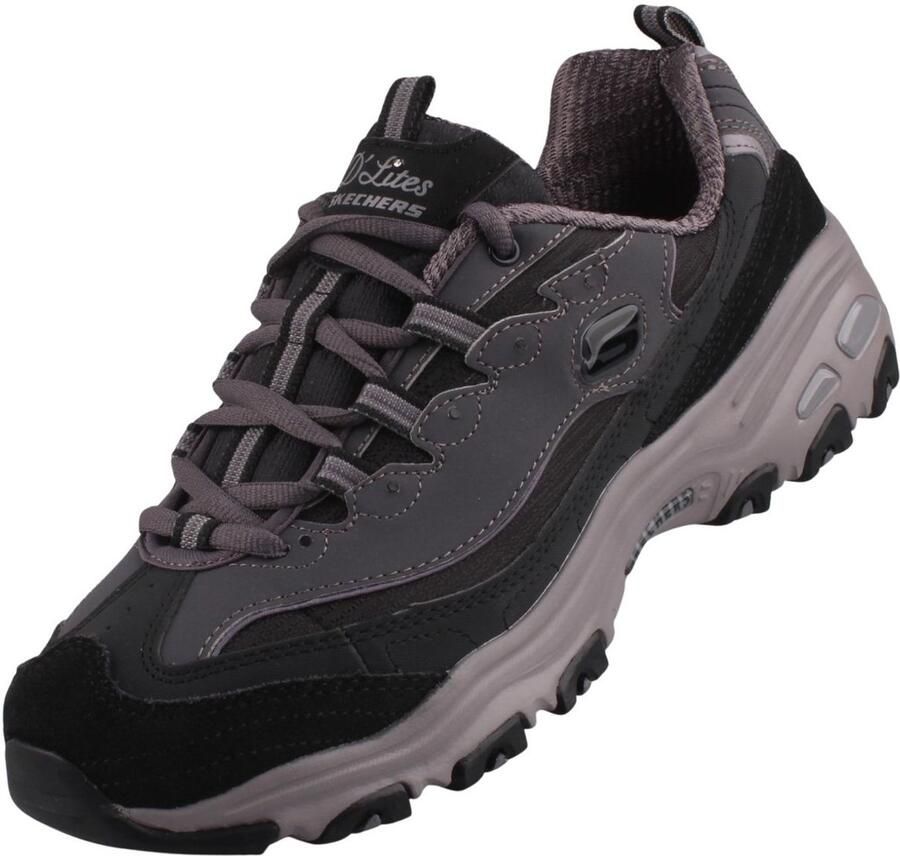 Skechers D'Lites Modern Classic damessneaker zwart 150872 BKCC