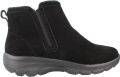 Skechers dames enkellaarsjes Easy Going Urban Zip zwart 168188 BBK - Zwart