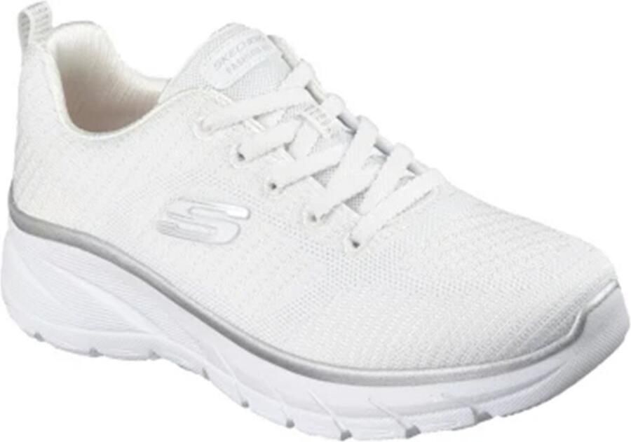 Skechers Dames Fashion Fit 2.0 Moonlight Glow Sneakers White Silver