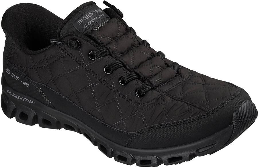 Skechers dames GLIDE-STEP-AT EASE Cozy Fit slip-on sneakers 104556 BBK