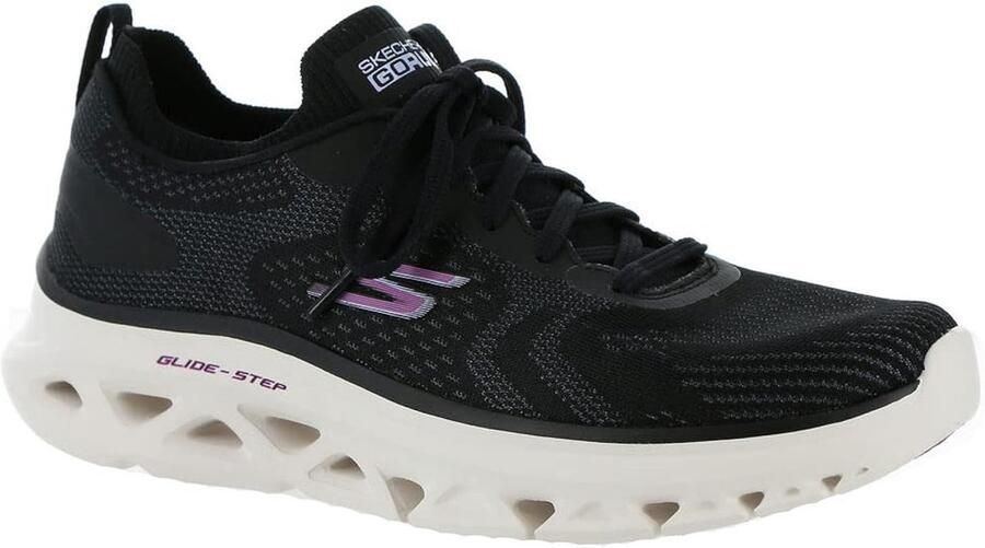 Skechers Dames Hardloopschoenen Zwart Glide-Step Flex