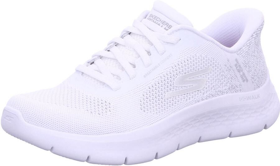 Skechers dames instappers wit