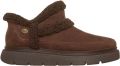Skechers dames leren enkellaarzen bruin Keepsakes Lite Winter Snug 114895 Choc - Bruin