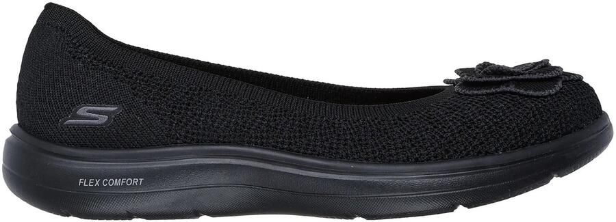 Skechers Dames On-The-GO Flex Radiant Flora Ballerina 138451 BBK Black
