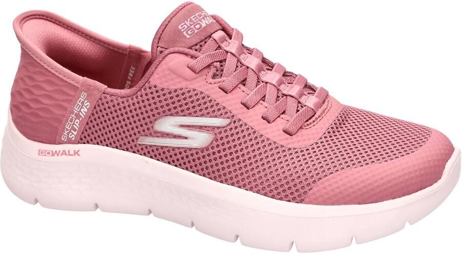 Skechers Lage Sneakers Baskets Go Walk Flex Grand Entry bordeaux