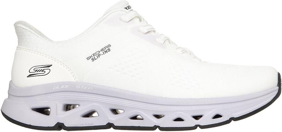 Skechers Dames Slip-ins BOBS Sport Arc Waves Sneaker 117863 WLV White Lavender