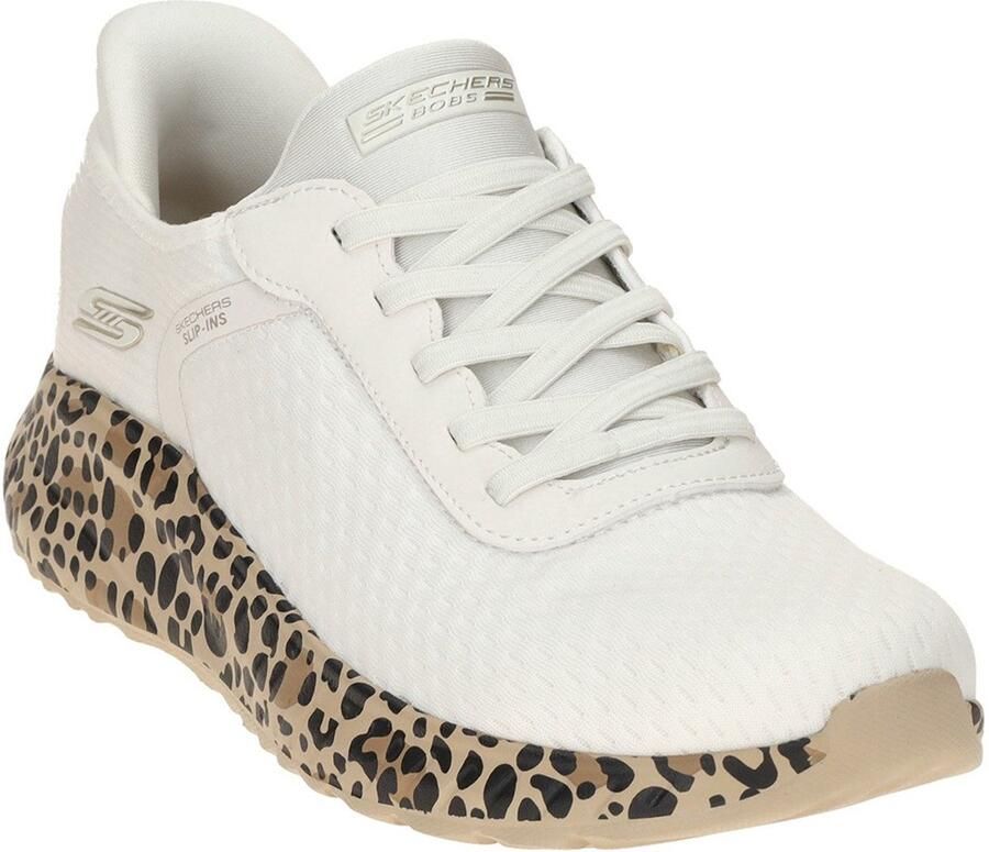 Skechers Dames Slip-ins BOBS Sport Squad Chaos Daily Prowl 117246 wit