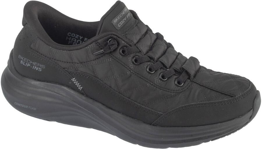 Skechers Dames Slip-ins Sneaker Contour Foam Cozy Fit 150404 BBK Black
