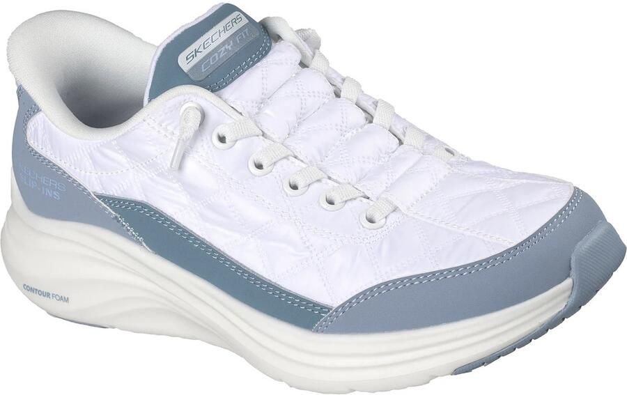 Skechers Dames Slip-ins Sneaker Contour Foam Cozy Fit 150404 WLB