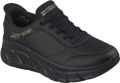 Skechers Dames Slip Ins Sneakers Hands Free Black - Zwart
