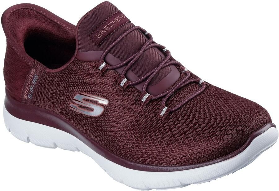 Skechers Dames Slip-ins Summits Diamond Dream Sneakers 150123 BURG rood