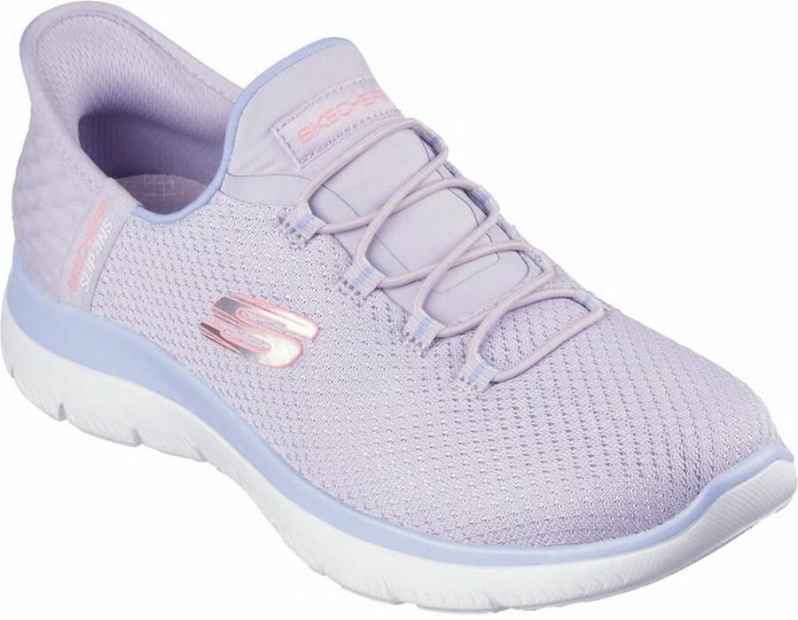 Skechers Slip-on sneakers SUMMITS-DIAMOND DREAM Instapschoen vrijetijdsschoen met praktische slip-in functie - Foto 2