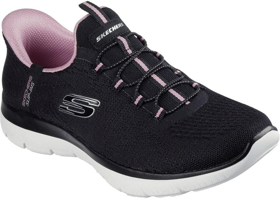 Skechers Dames Slip-ins Summits Dream Chaser Sneaker 150284 Black Mauve