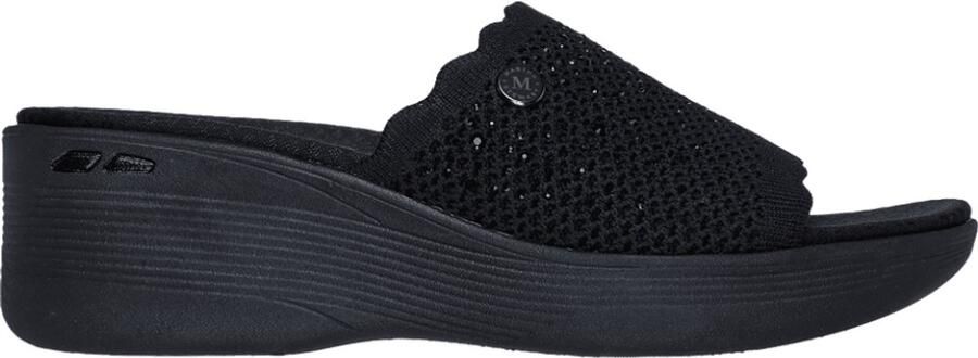 Skechers Dames Slipper Pier-lite Light Essence Zwart
