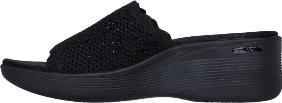 Skechers Dames Slipper Pier-lite Light Essence Zwart