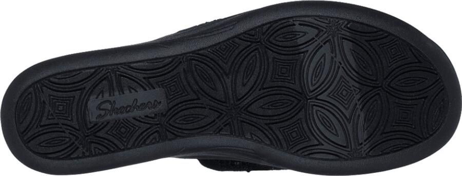 Skechers Dames Slipper Pier-lite Light Essence Zwart