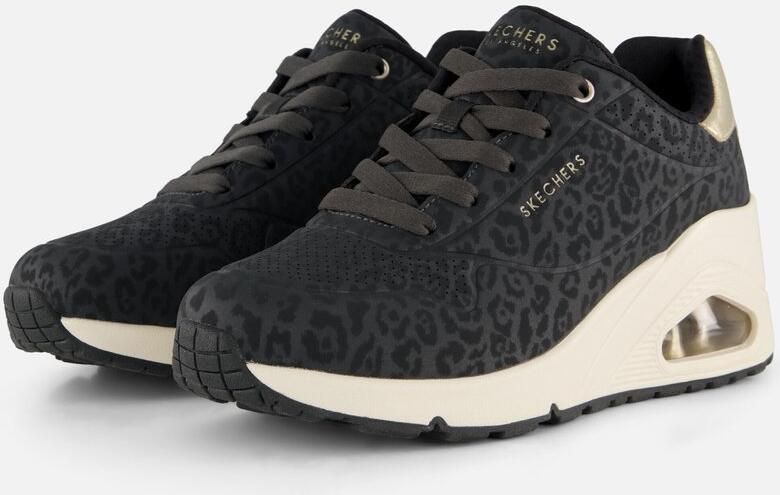 Skechers Dames Sneaker Uno Wedge-safari Daze Zwart - Foto 3