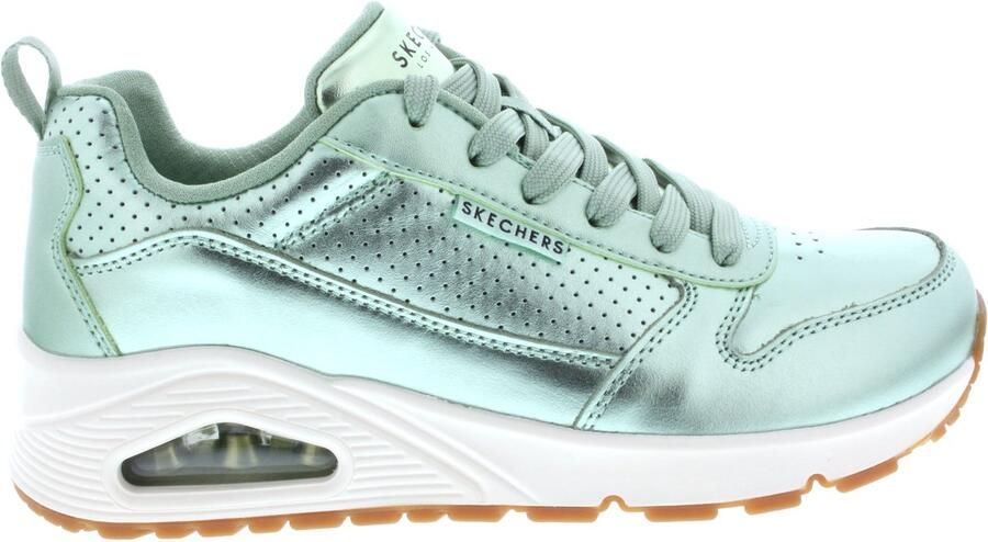 Skechers Sneakers Uno Metallixs sleesneaker plateausneaker veterschoen lage schoen in metallic-look - Foto 2