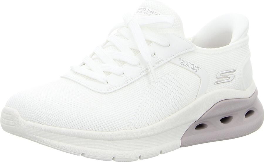 Skechers Slip-on sneakers BOBS ARC WAVES 2.0 trainingsschoen slippers veterschoenen in vegan verwerking