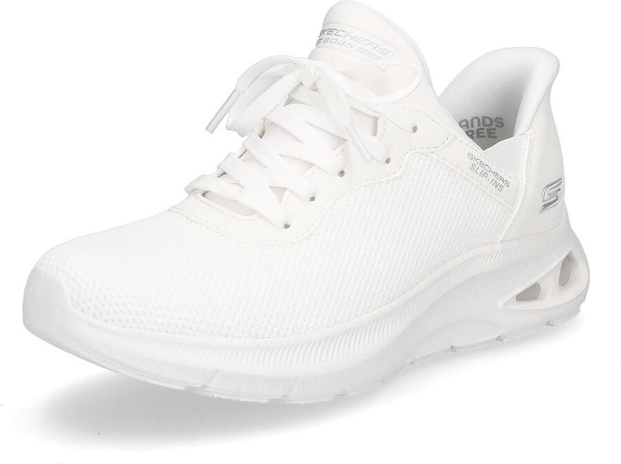 Skechers dames sportschoenen Bobs Unity Pinch of Luck wit