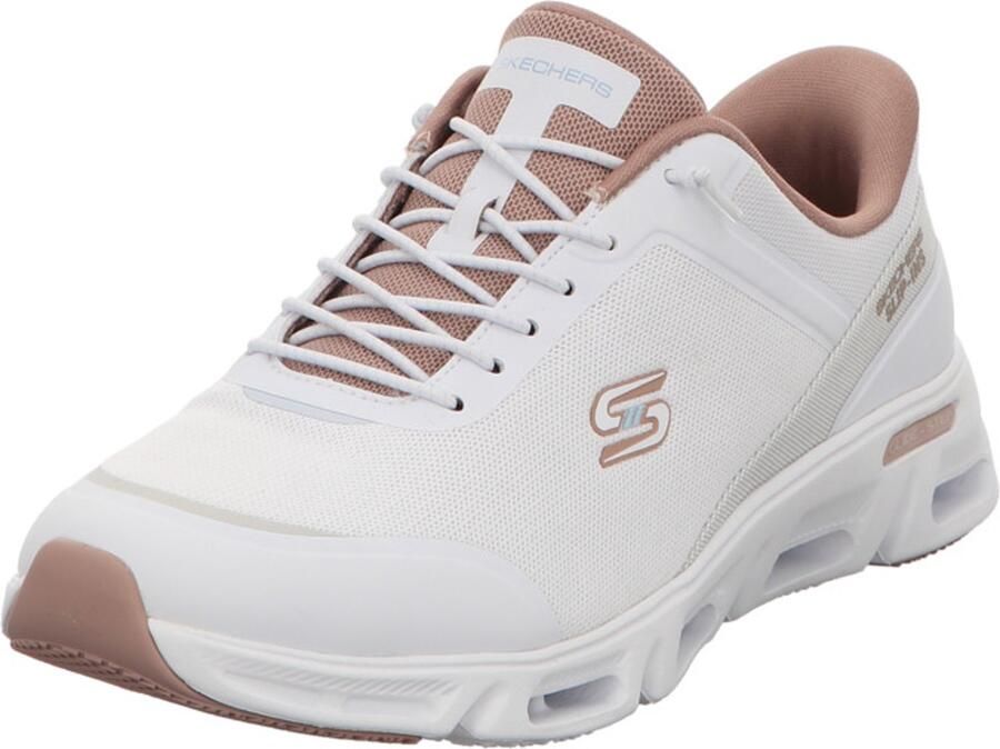 SKECHERS Veterschoen 'Glide- Step Gravity Everyday Bliss' chocoladebruin wit - Foto 2
