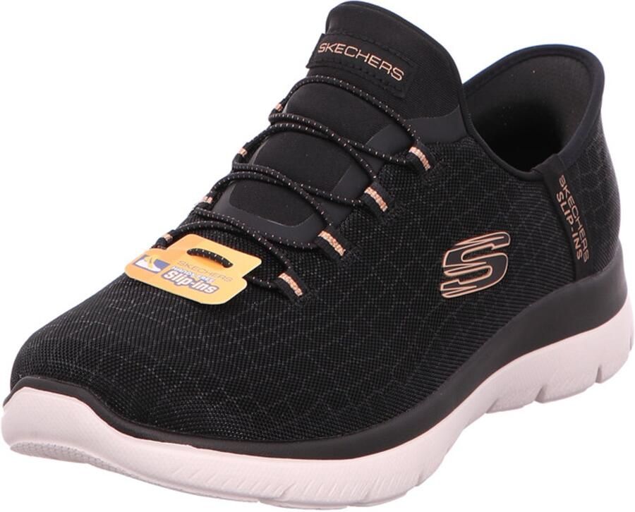 Skechers Buty Damskie SUMMITS CLASSY NIGHT 150128W-BKRG Czarne Slip-Ins sneakers dames zwart - Foto 2