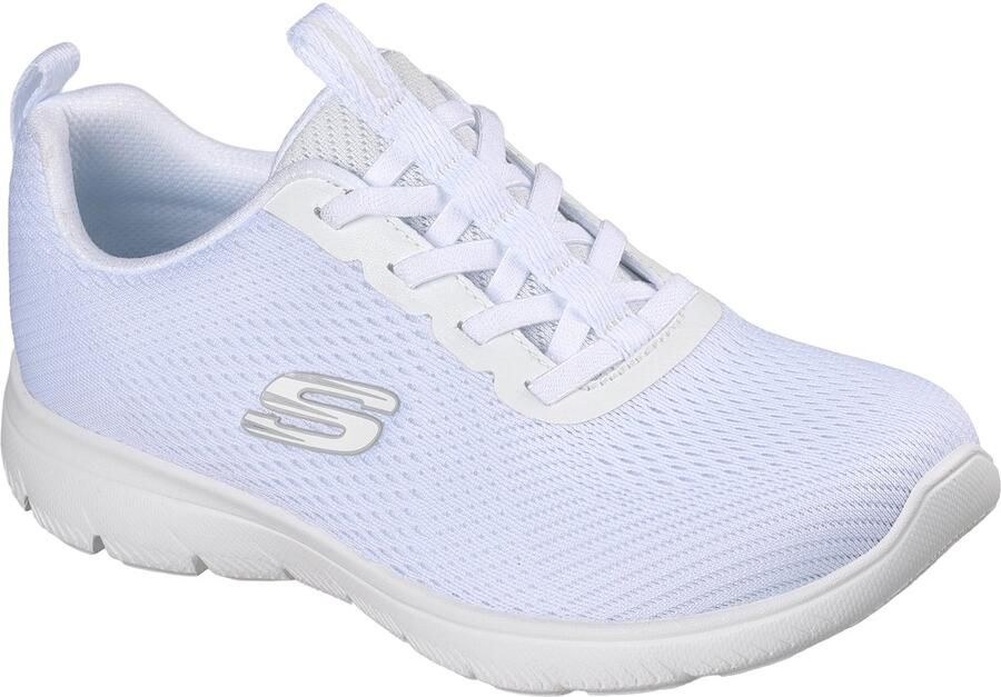 Skechers Dames Summits Fresh Vision Sneakers Sportschoenen 150344 WHT White