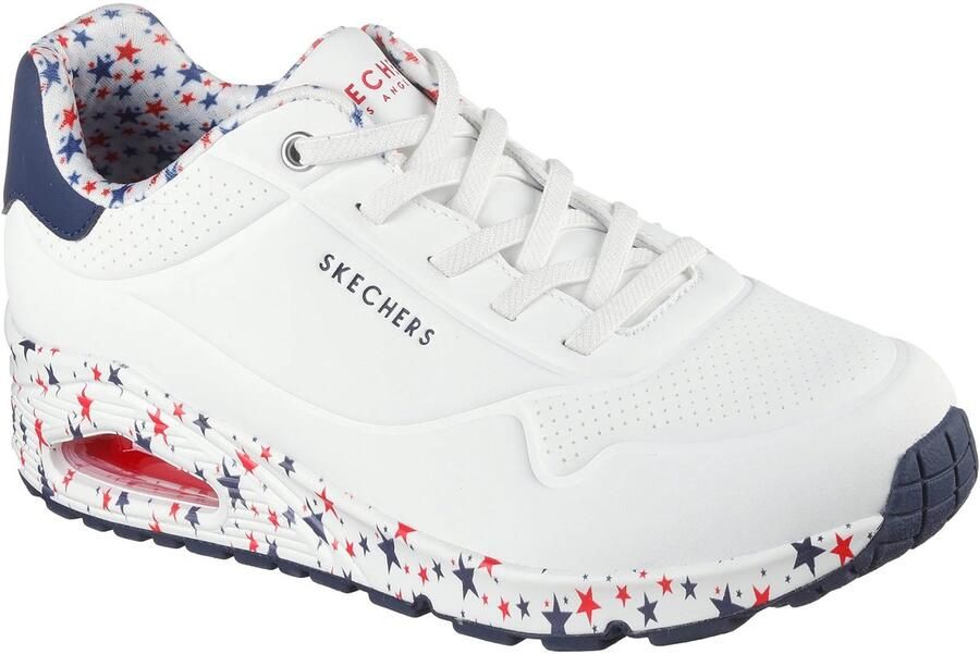 Skechers Dames UNO Free Stryde Sneakers 177008 WRDB Rood