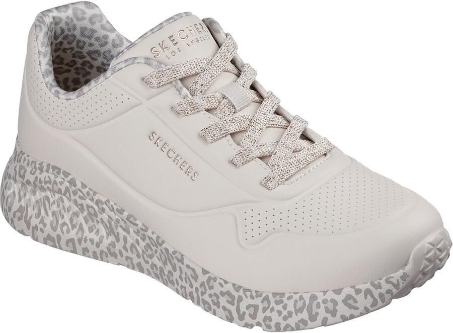 Skechers Dames UNO Lite Subtle Prints Sneakers 177293 OFWT Wit